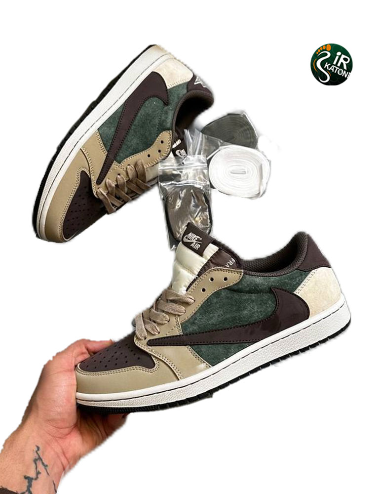 nike travis scott green brown